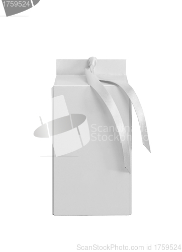 Image of gift box with attached bow