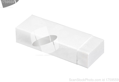 Image of eraser on a white background