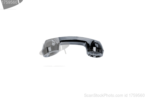 Image of Phone reciever on white isolated background