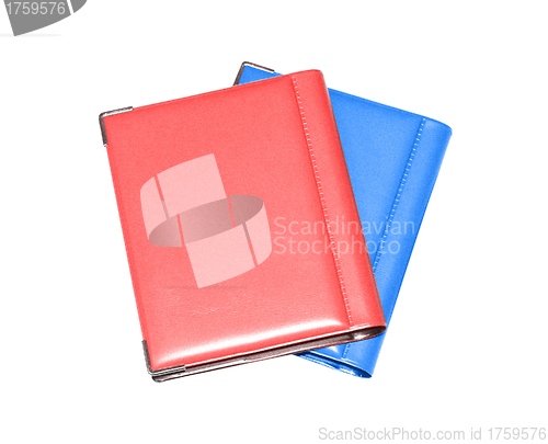 Image of notebooks isolated