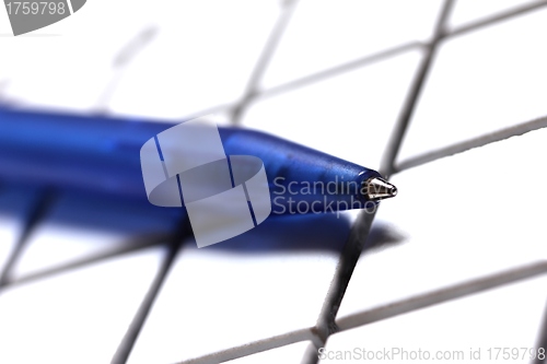 Image of blue pen