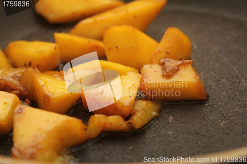 Image of fried mango slices