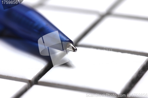 Image of blue pen