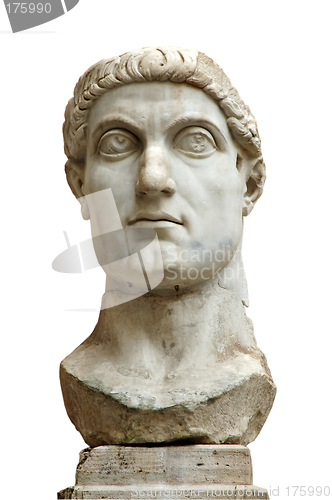 Image of Antique statue, Rome. Isolated with clipping path