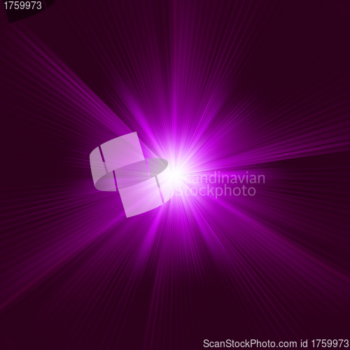 Image of A purple color design with a burst. EPS 8
