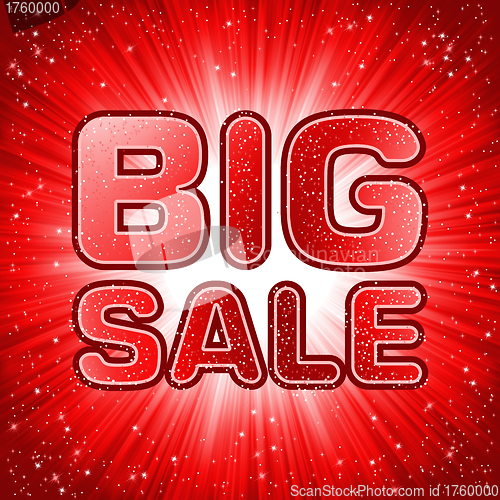 Image of Big sale message. EPS 8