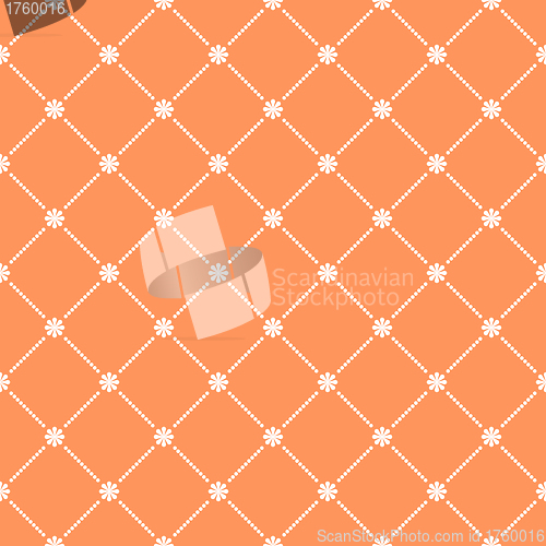 Image of Seamless flower pattern wallpaper. EPS 8