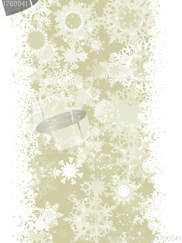 Image of Elegant Christmas with snowflakes. EPS 8