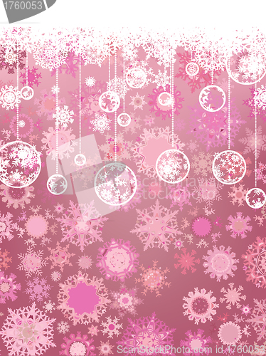 Image of Vintage Christmas card. EPS 8