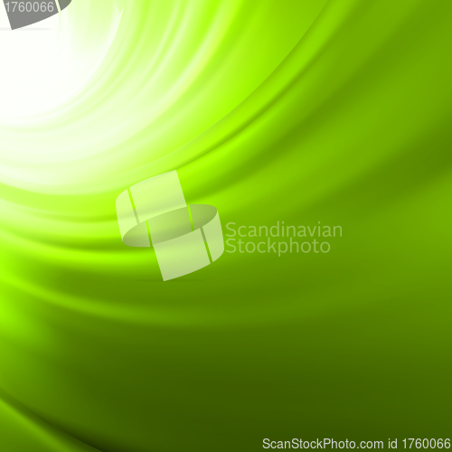 Image of Twist background with green flow. EPS 8