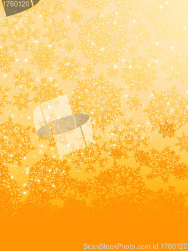 Image of Abstract Orange vector winter. EPS 8