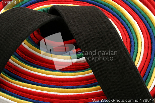 Image of Martial Arts Belts - Round