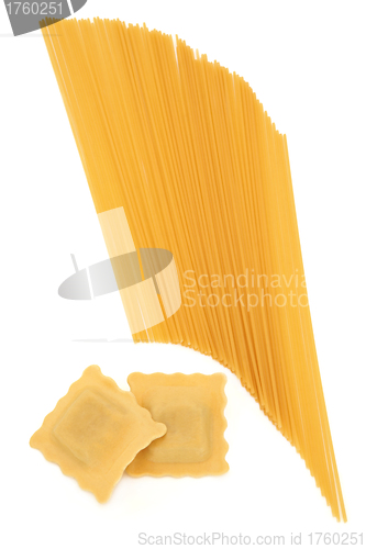 Image of Ravioli and Spaghetti Pasta