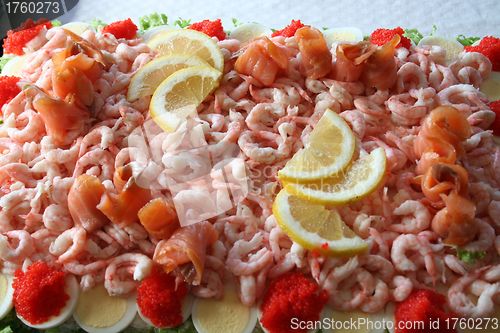Image of Sandwich gateau with seafood