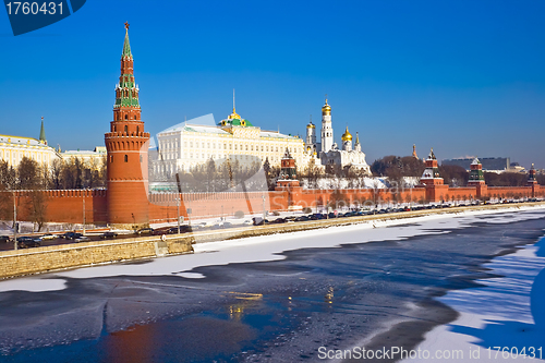 Image of Moscow Kremlin in winter