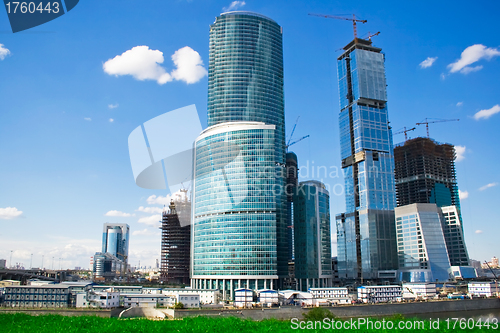 Image of skyscrapers construction