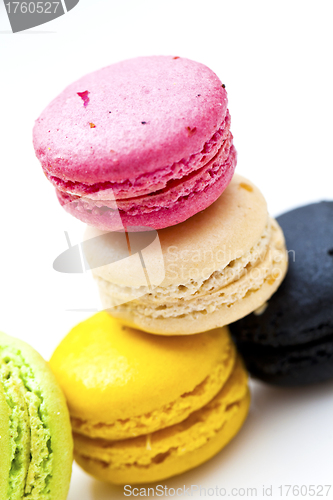 Image of Colorful macarons dessert