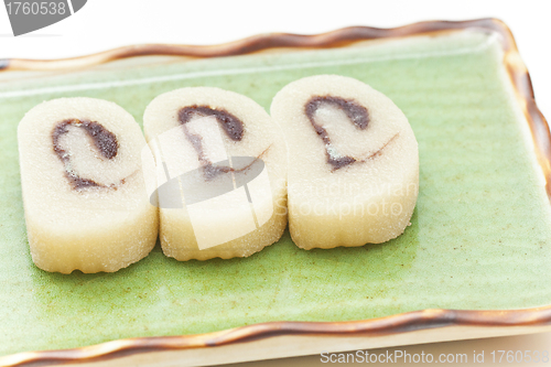 Image of Banana roll on dishes