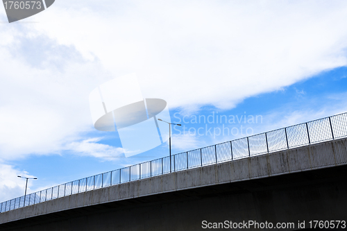 Image of Street lamp at blue sky