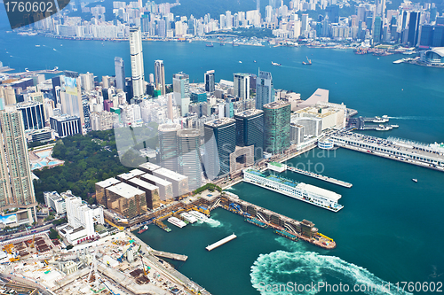 Image of Hong Kong downtown urban scene
