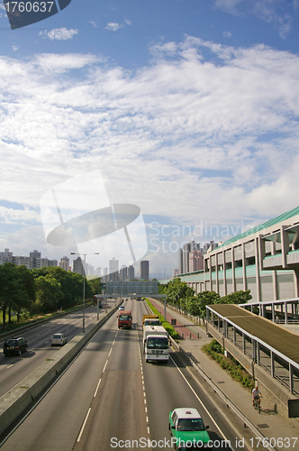 Image of Traffic in Hong Kong at day