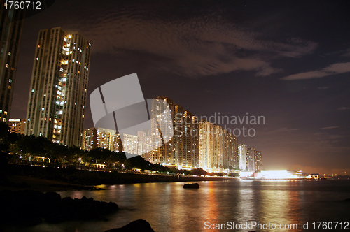 Image of Hong Kong downtown along the coast