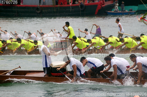 Image of Dragon boat race in Tung Ng Festival, Hong Kong