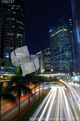 Image of Night scene in Hong Kong