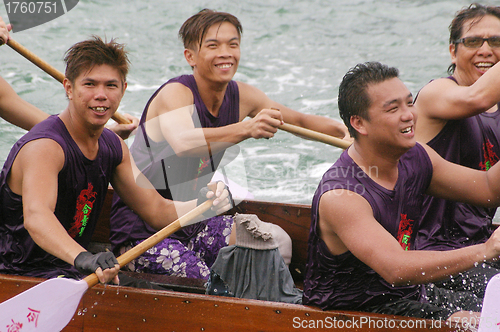 Image of Dragon boat race in Hong Kong