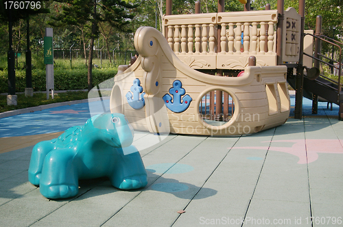 Image of Playground under sunshine