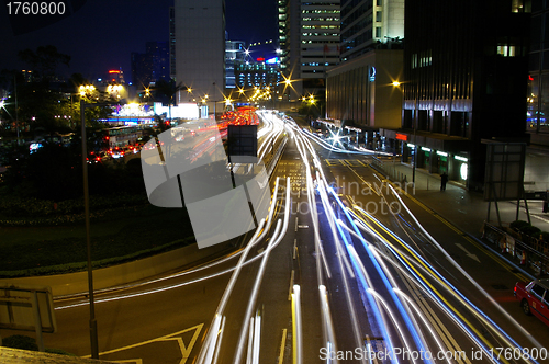 Image of Night scene in Hong Kong