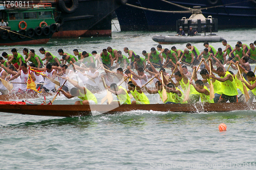 Image of Dragon boat race in Tung Ng Festival, Hong Kong