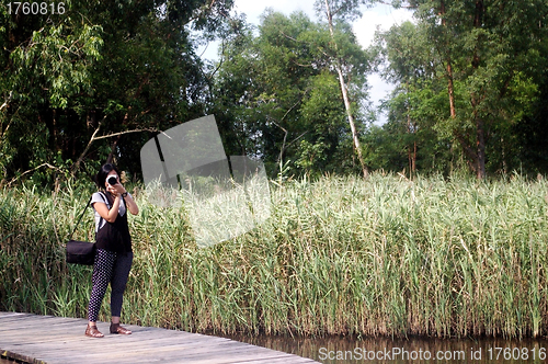 Image of Female photographer