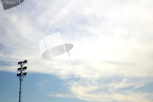 Image of Blue sky background