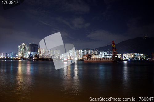 Image of Hong Kong downtown along the coast