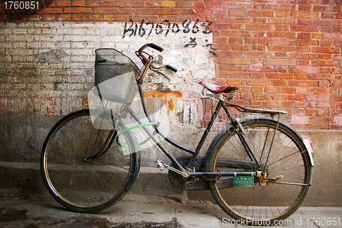 Image of Old bicycle in China