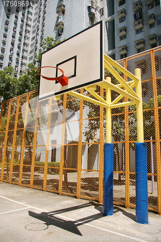 Image of Basketball court in abstract view