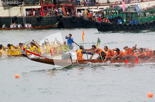 Image of Dragon boat race in Hong Kong