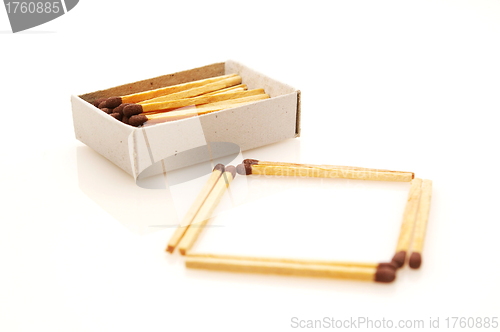 Image of Matches isolated on white background