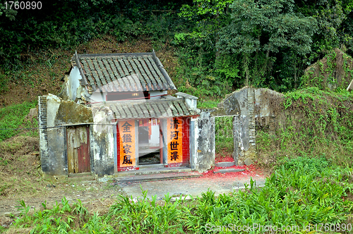 Image of Chinese old village and houses