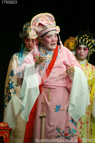 Image of Cantonese Opera in  Mui Wo water lantern festival, Hong Kong