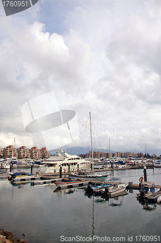 Image of Yacht pier in Hong Kong