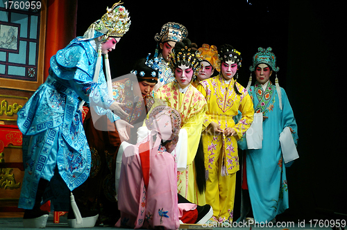 Image of Cantonese Opera in  Mui Wo water lantern festival, Hong Kong