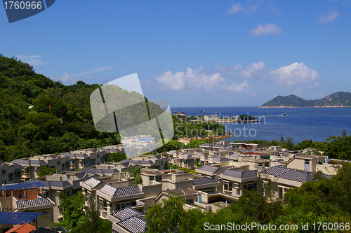 Image of Cheung Chau sea view from hilltop, Hong Kong