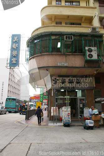 Image of An old style cafe in Hong Kong (Cha chaan tengï¼‰