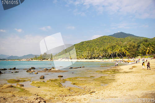 Image of Beach in Sanya, Hainan, China.