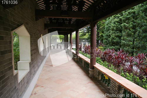 Image of Corridor in Chinese garden