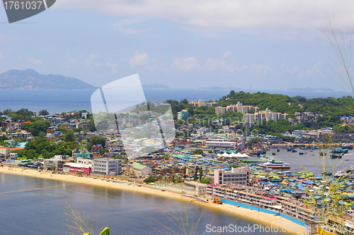 Image of Cheung Chau Island in Hong Kong at hill top