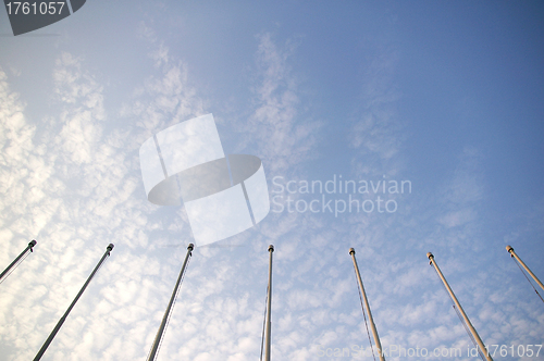 Image of Blue sky background