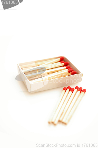 Image of Matches isolated on white background